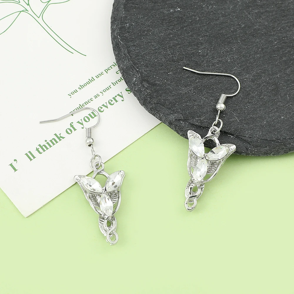 Fashion European American Style Elf Princess Twilight Earrings Exquisite Charm Jewelry Party Gift for Women Accessories