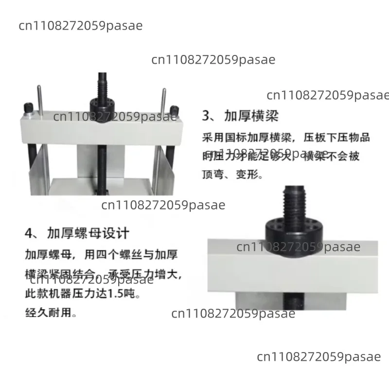 A3+ Manual Paper Press Book Machine, Bills, Checks, Brochures, Nipping Machine Manual Flattening Machine 430 * 320MM
