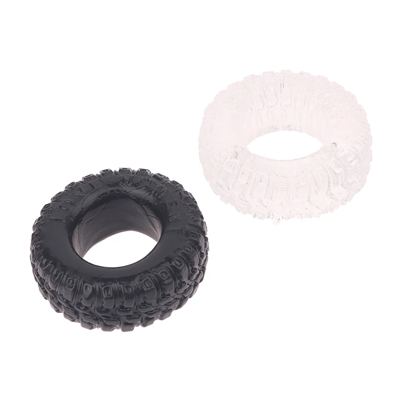2 PCS/Set Soft Penis Cock Rings Male Delay Ejaculation Testis Scrotum Restraint Adult Games Sex Toys For Men Reusable