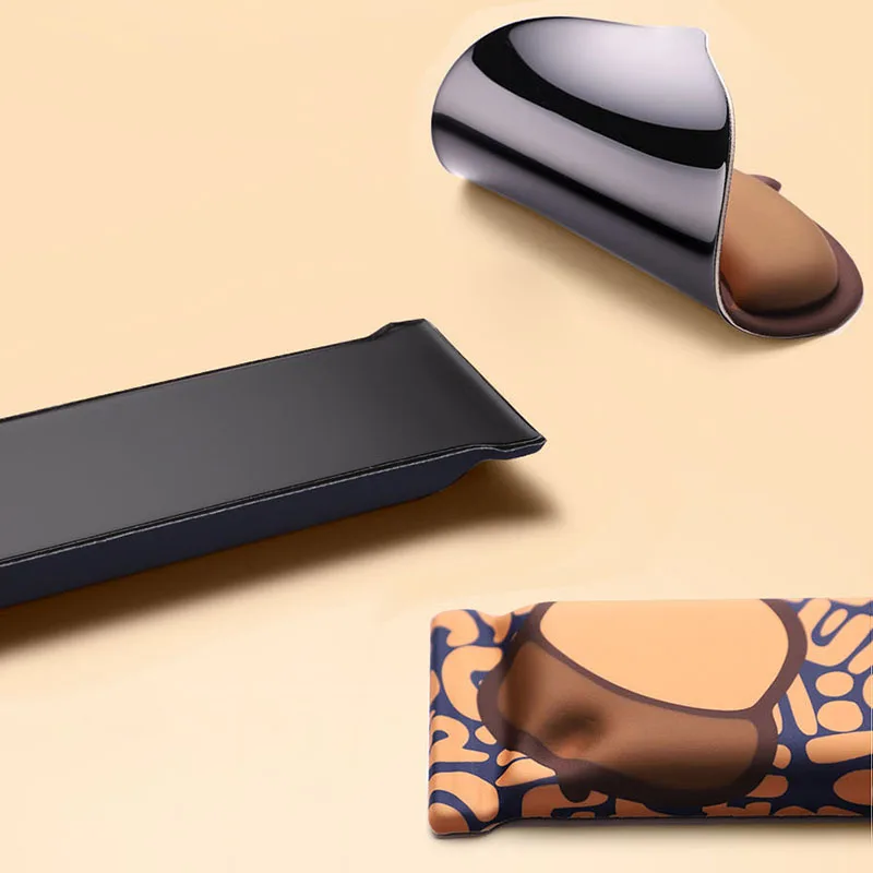 kawaii Anime Mouse Pad Silicon Gel Wrist Rest Keyboard Pad Non-slip Home Office Wrist Support Mousepad Cute