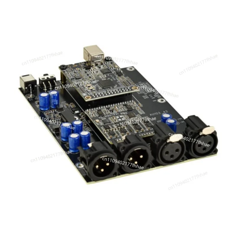 USB ASIO Sound Card, Capture Card XMOS 2-channel Recording Playback Indicator Measurement ES9018 ES9822