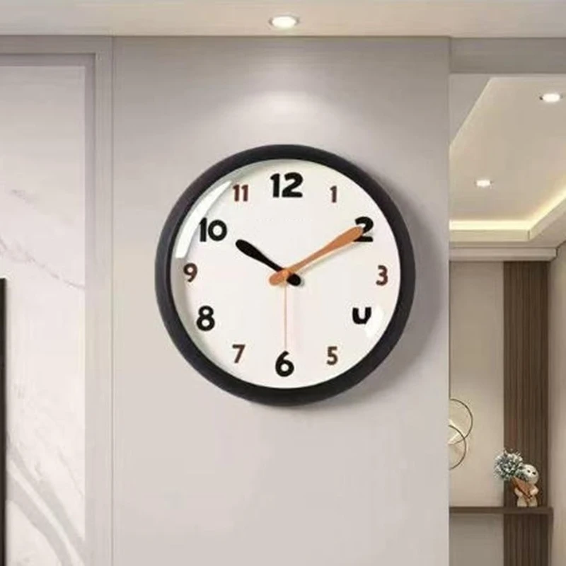 Modern Wall Clock Living Room Bedroom Silent Clock Nordic Minimalist Design Round Clocks Household Decorative Quartz Clocks
