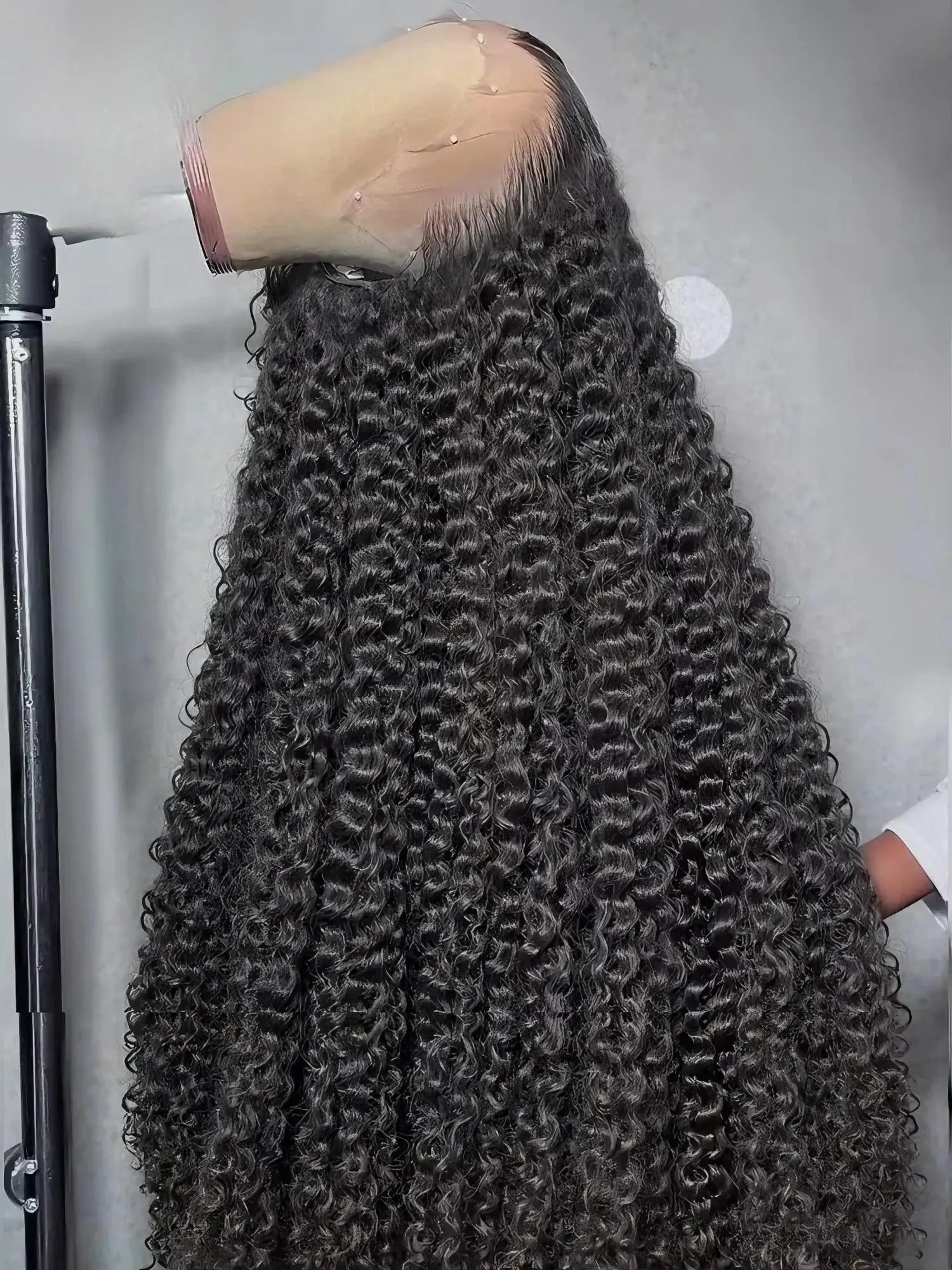

Парик из натуральных волос с глубокими кудрями и волной Water Wave, 13x4 Lace Front, 13x6 HD Lace Frontal, предварительно выщипанный, плотность 250%, безклеевые парики 5x5