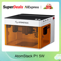 AtomStack P1 5W Laser Engraver Maximum Engraving Speed 10,000mm/Min Fast to Focus Free and Easy-To-Use with Atomstack Software