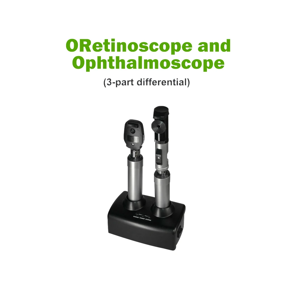 digital direct binocular indirect ophthalmoscope and retinoscope set otoscope ophthalmoscope set