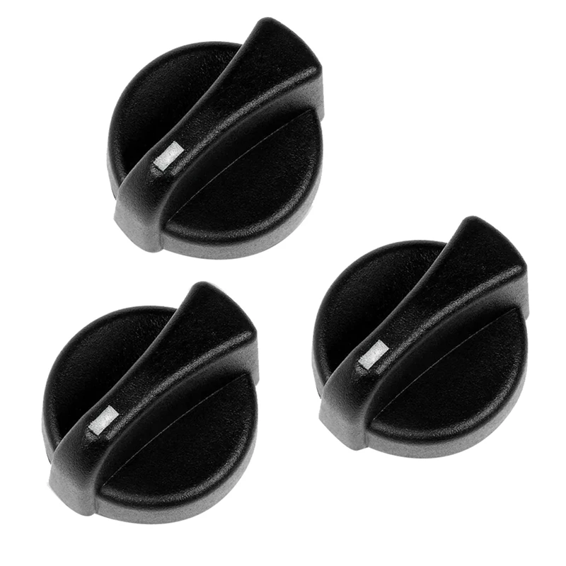 3PCS A/C Heat Fan Climate Control HVAC Knob Set 121-0001-000 For Peterbilt 1987-2011 87-11 330 357 377 378 379 702-5401 Parts