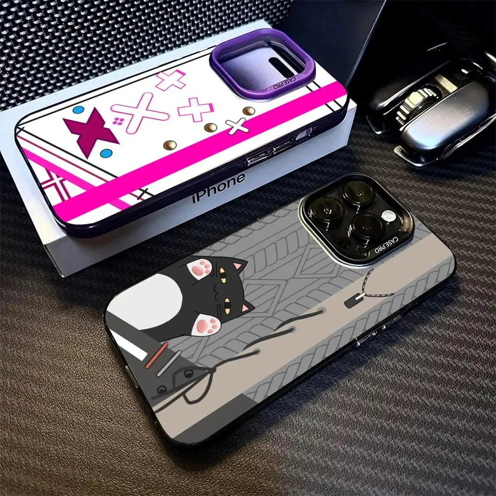 MINISO-японский чехол для телефона VTuber AI Girl, матовый серебристый чехол для телефона для Iphone 16, 15, 14 Pro 13, 12 Plus 11 7, роскошный чехол MINISO-японский чехол для телефона VTuber AI Girl, матовый серебристый чехол для телефона для Iphone 16, 15, 14 Pro 13, 12 Plus 11 7, роскошный чехол