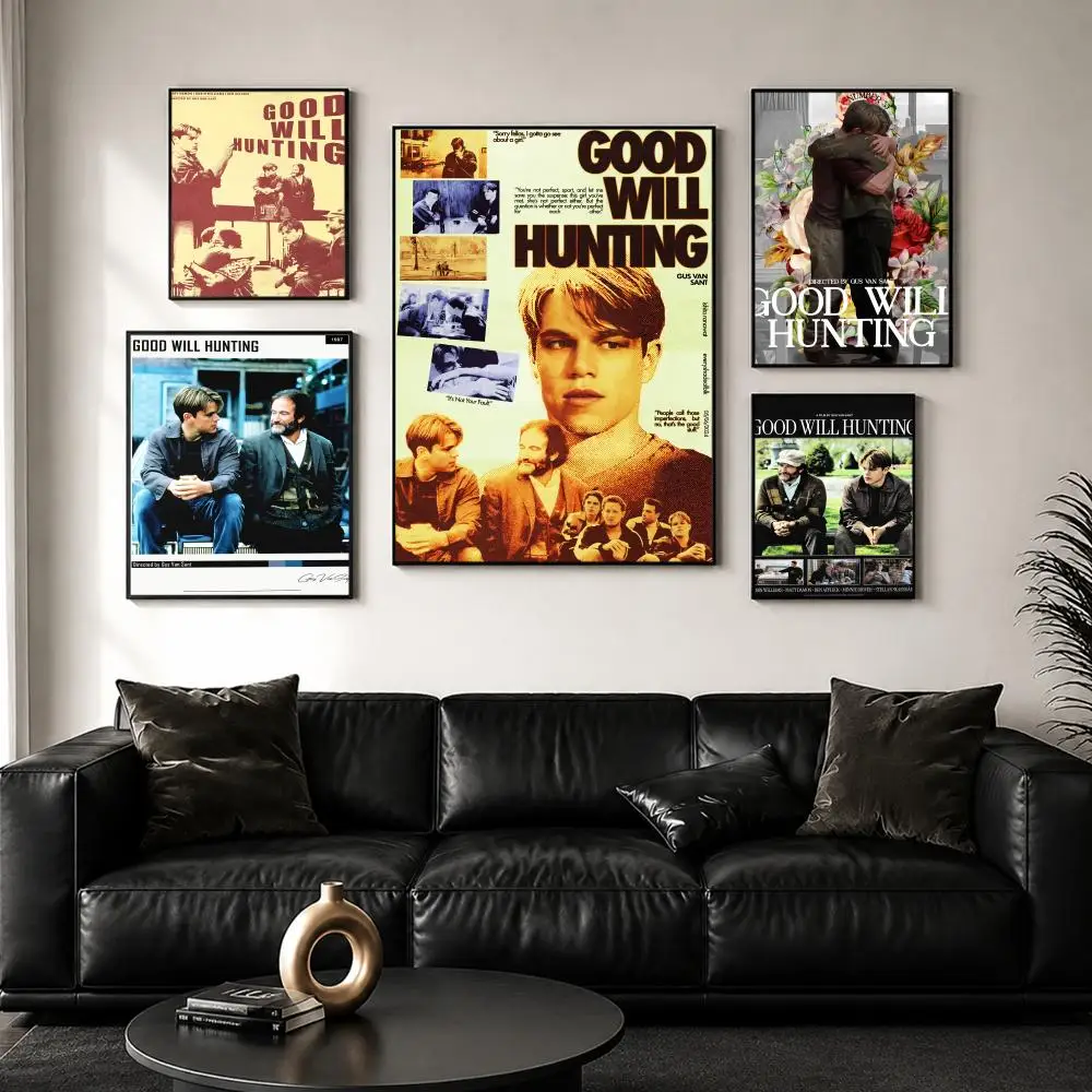 Movie G-good Will Hunting Painting Calligraphy Wall Art Canvas Poster Premium Home Decor Print for Living Room Bedroom