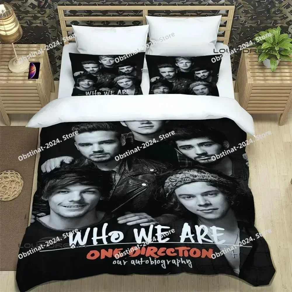2025 O-ONE band Direction Bedding Set Printed Bed Set With Pillowcase Bed Duvet Cover Single Double Queen King Size luxury gift