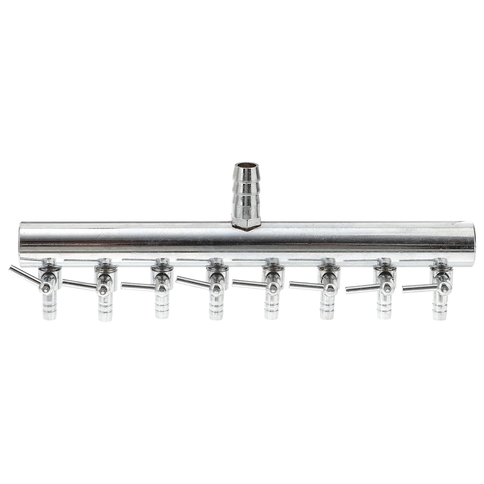 

8 Outlet 4Mm Water Flow Control Valve for Aquarium Air Pump Splitter with Flow Lever Manifold Oxygen Distributor Silver