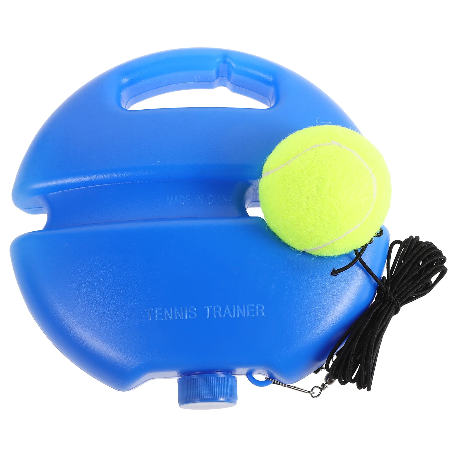 

1 set Tennis Trainer Set Blue Portable Non-Slip Base Wear-Resistant Tennis Training Equipment For Beginners Practice Tool Racket