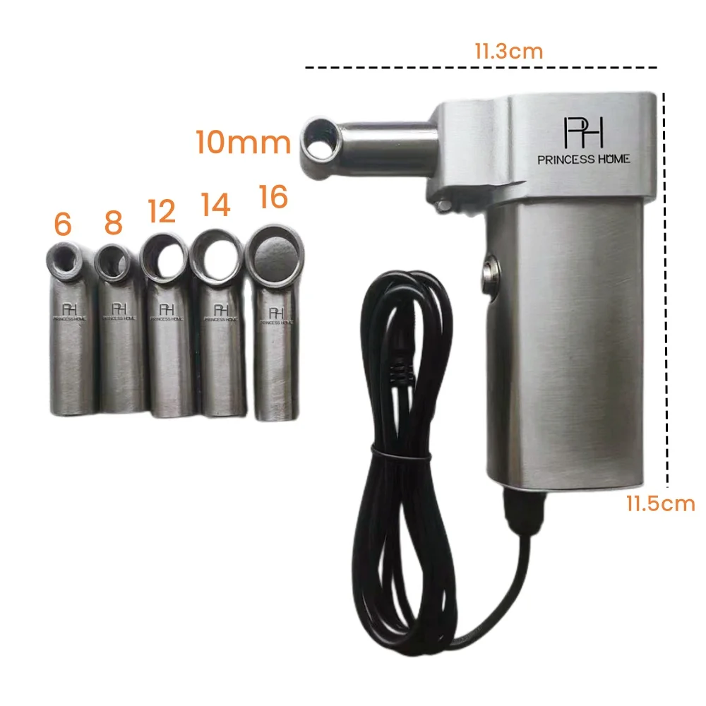 Nuovo aggiornamento Mini Footheld e macchina per dreadlocks portatile Intrecciatura all'uncinetto che fa macchina per dreadlock con 6 teste