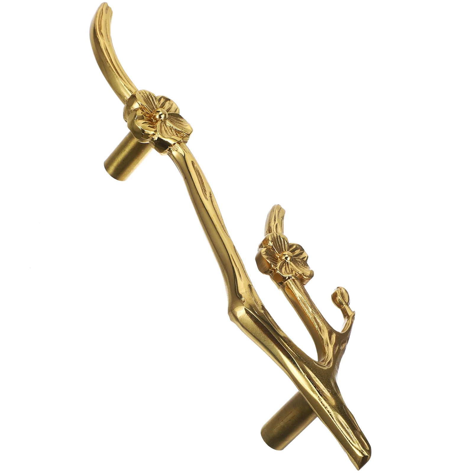 

Durable Brass Drawer Knob Flower Branch Shape for Kitchen Bathroom Living Room Bedroom Furniture Upgrade Cupboard Knobs