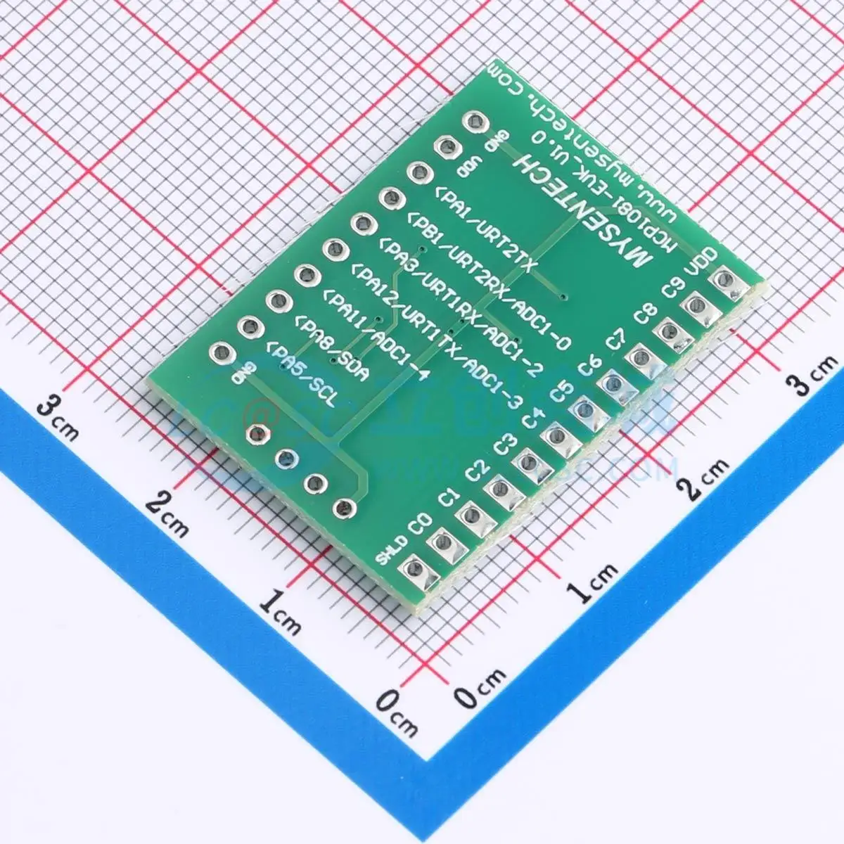 9pcs MCP1081EVK 2.3V 5.5V UART 32mm Sensor Module