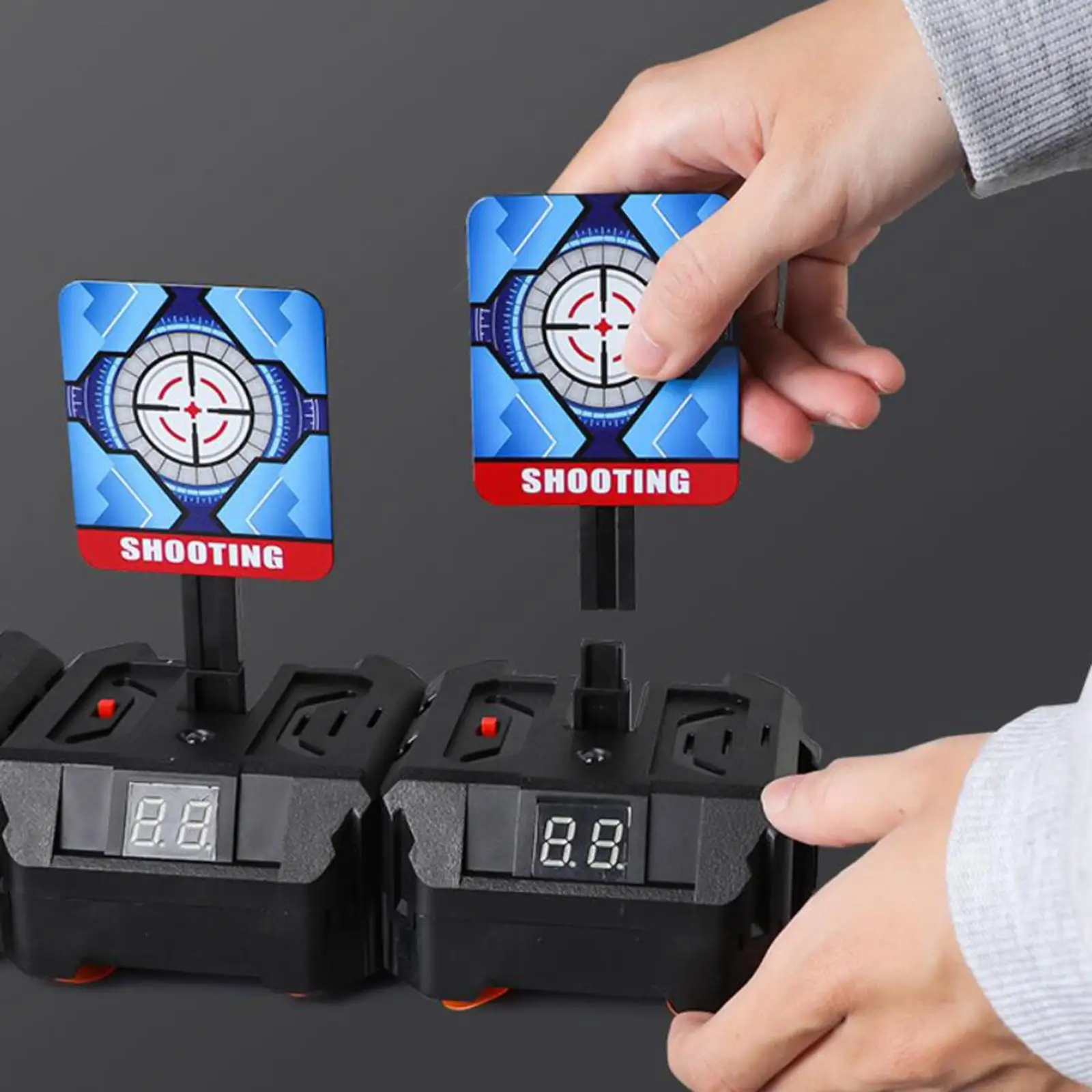 Lahomia Moving Target,Running Electronic Digital Target for ,Auto Reset Electric