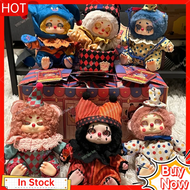 新しいシノ・ドリーム・サーカスのぬいぐるみブラインドボックス、16cmの流行のおもちゃ、サプライズぬいぐるみフィギュア、ハロウィンの女の子向けギフト、サプライズコレクタブル