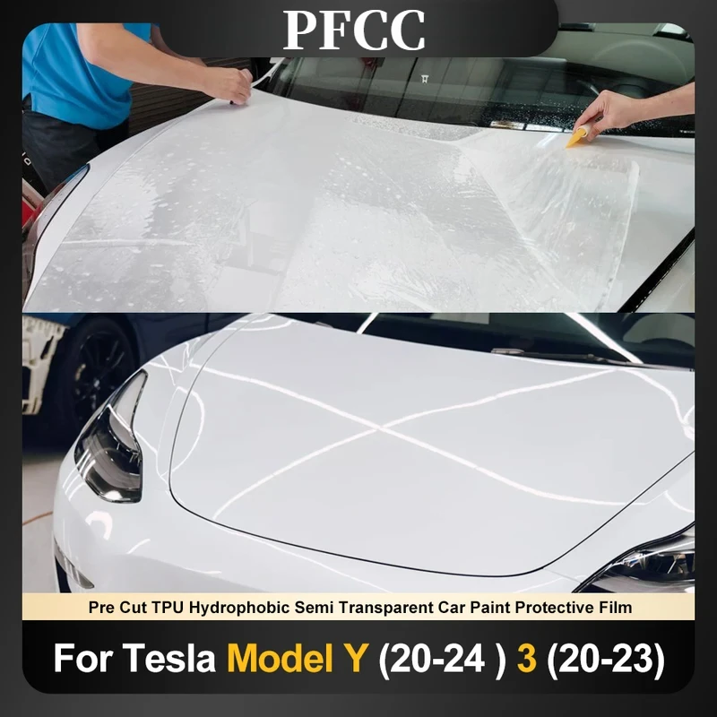 

PFCC for Tesla Model Y 3 car sticker 2020-2024 paint protection film clear bra PPF anti scratch precut car body film cover