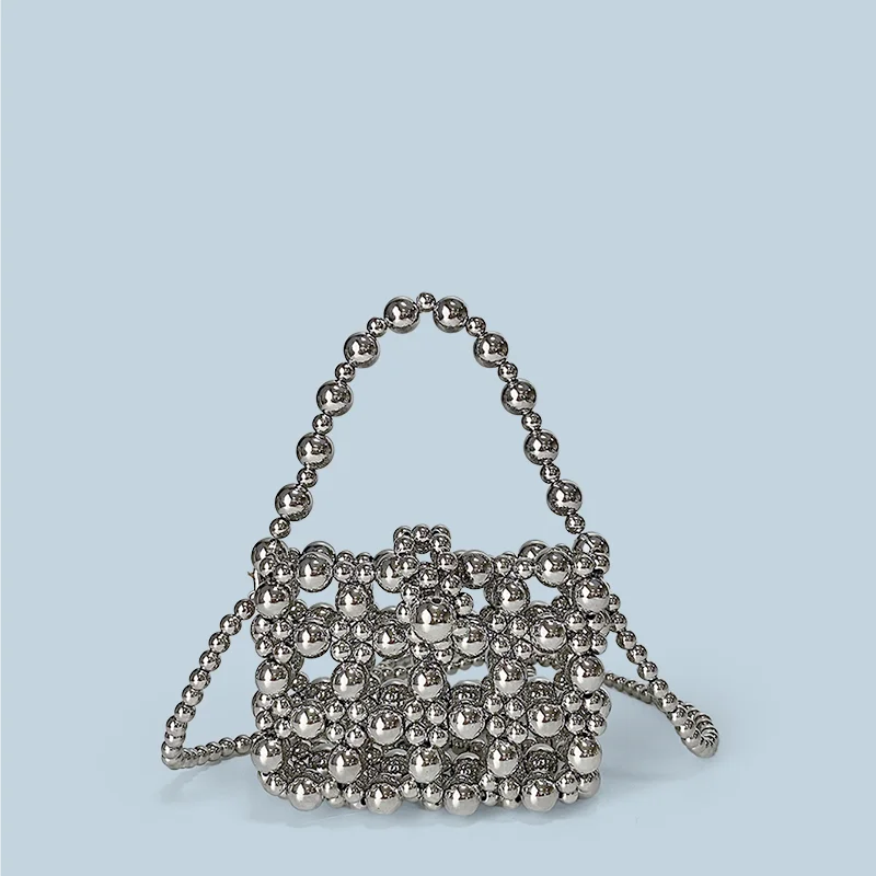 Internetowa mini torba celebrytka dla kobiet 2024 nowa modna wszechstronna mała torebka z perłowym łańcuszkiem ins torebka typu crossbody torba na słuchawki