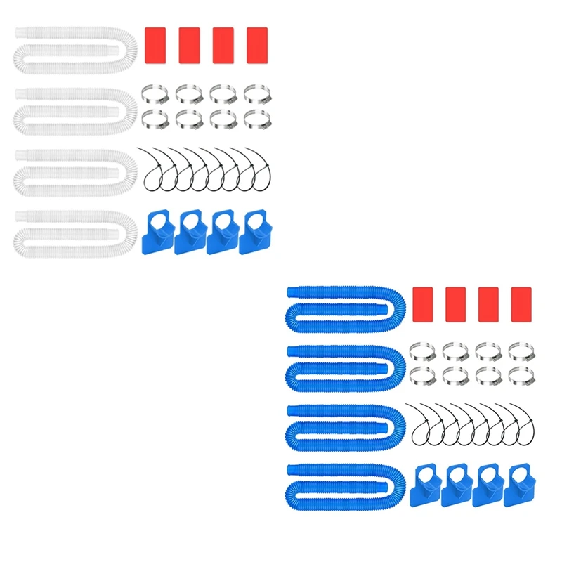 4 Pack Pool Pump Replacement Hose And Pool Pipe Holders Pool Accessory For Filter Pumps 330 GPH 530 GPH 1000 GPH