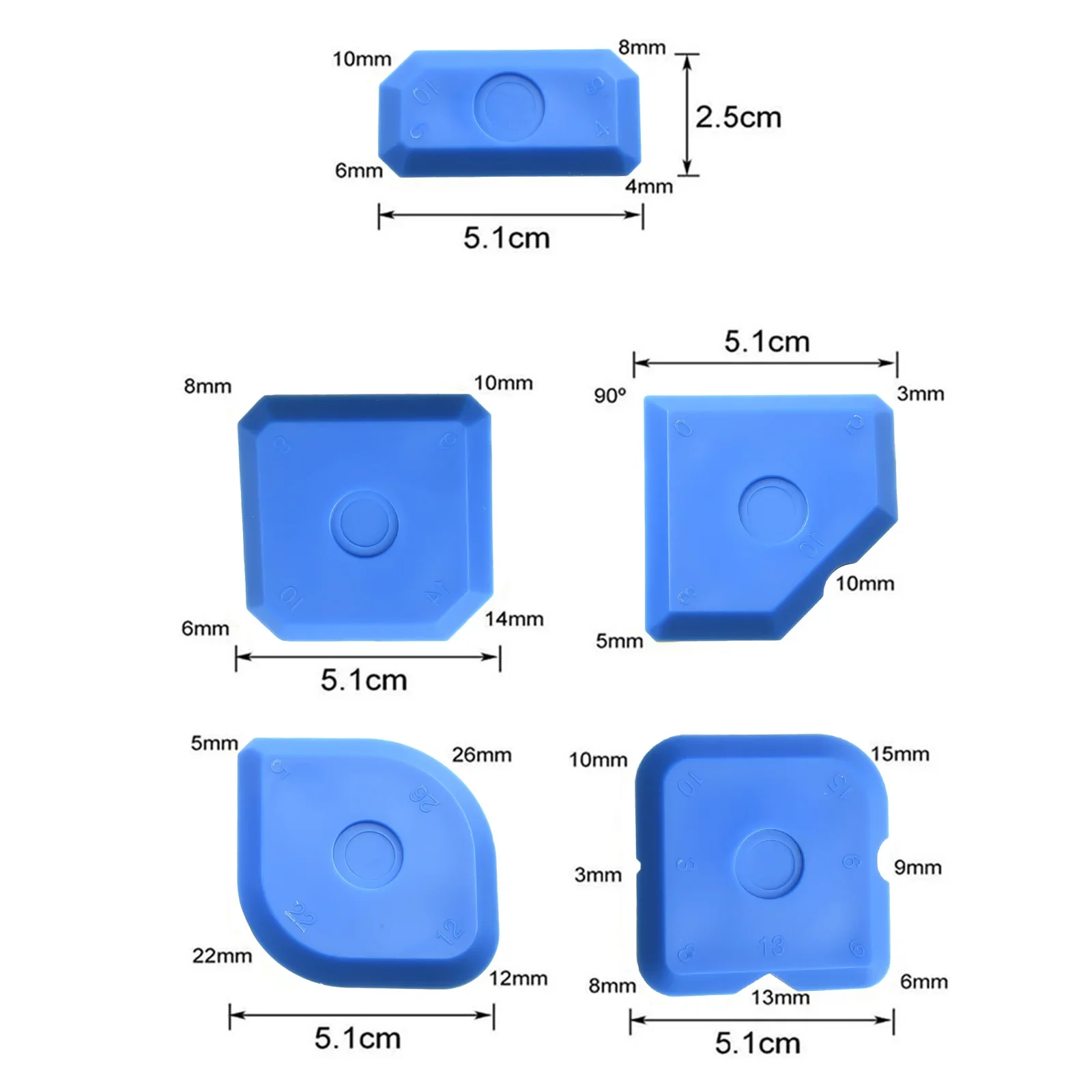 

Sealant Tool Silicone Applicator Essential Tool Silicone Spreader Finish Kit Thermoplastic Rubber High Quality