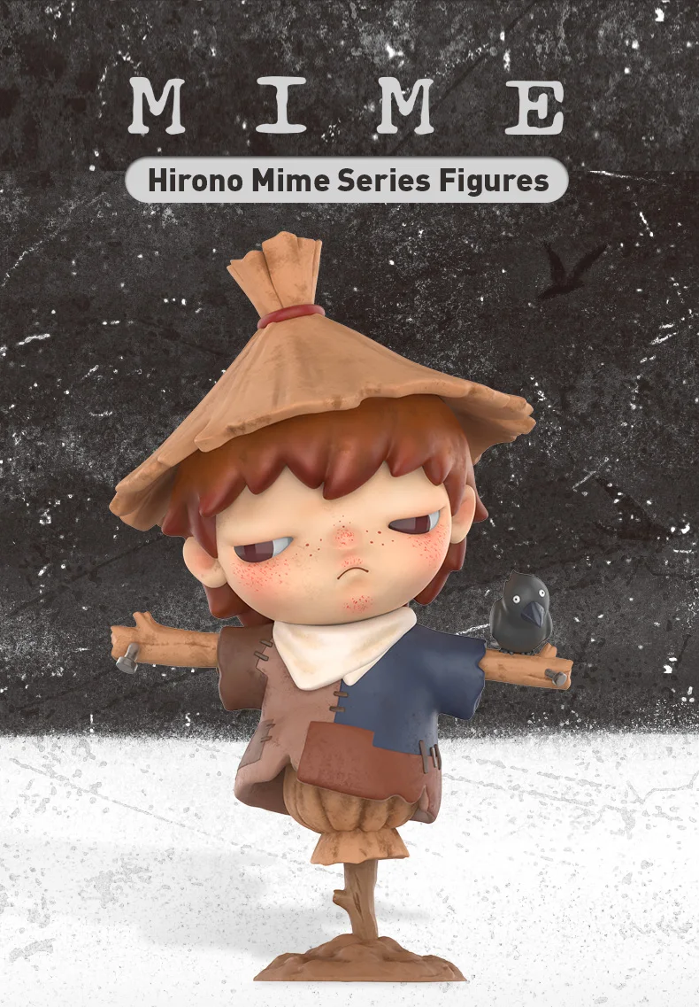 POP MART Hirono Mime Series Blind Box, Cute Action Figure, Mystery