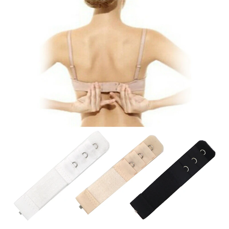 6pcs Bra Extender for Women\'s Elastic Bra Extension Strap Hook Clip Expander Adjustable Belt Buckle Intimates Accessories