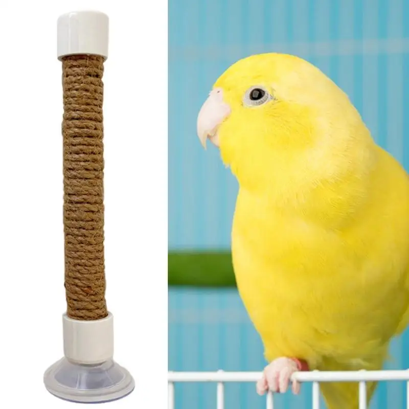 Suction Cup Bird Window And Shower Perch Toy For Parrot Macaw Cockatoo African For Grey Conure Parakeet Parrot bracket view 5