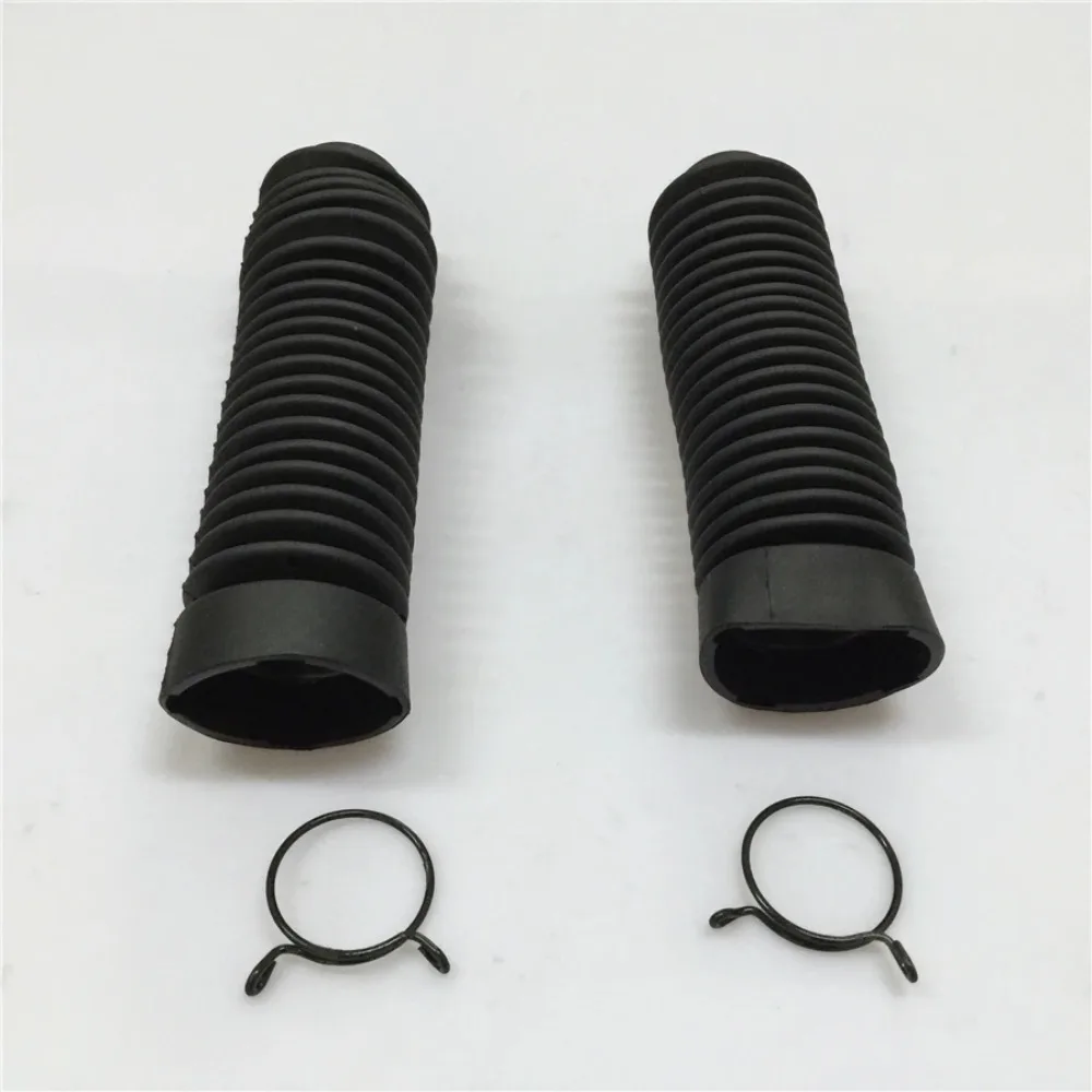 1pair for GN250 Dedicated Front Shock Absorber Dust Cover Pure Natural Rubber with Steel Wire Hoop Free Shipping