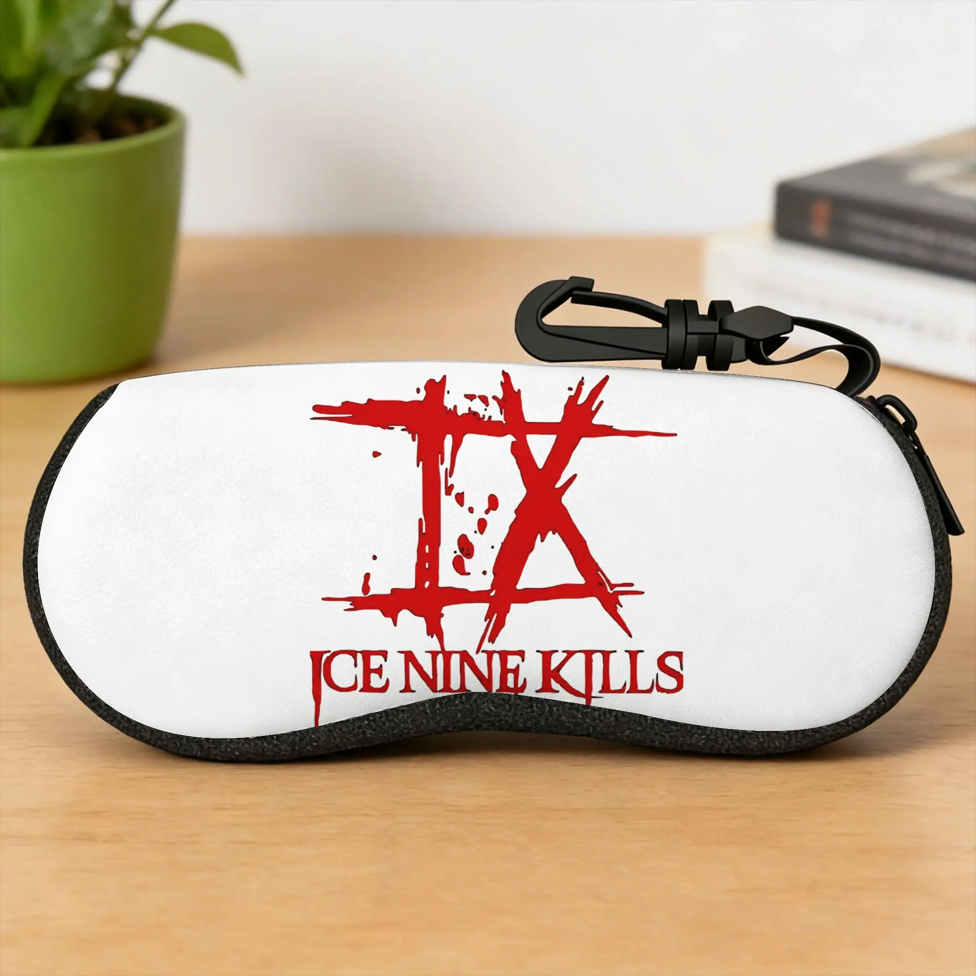 Ice Nine Kills Glasses Case  Custom Sunglasses Case Cute Convenient Eyeglass Protector Men Women Eyewear Storage