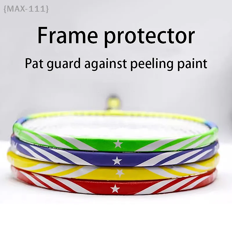 

Badminton Racket Protection Sticker Set With Full Frame Anti-Collision Strip & Racket Head Protection Wire, Anti-Damage