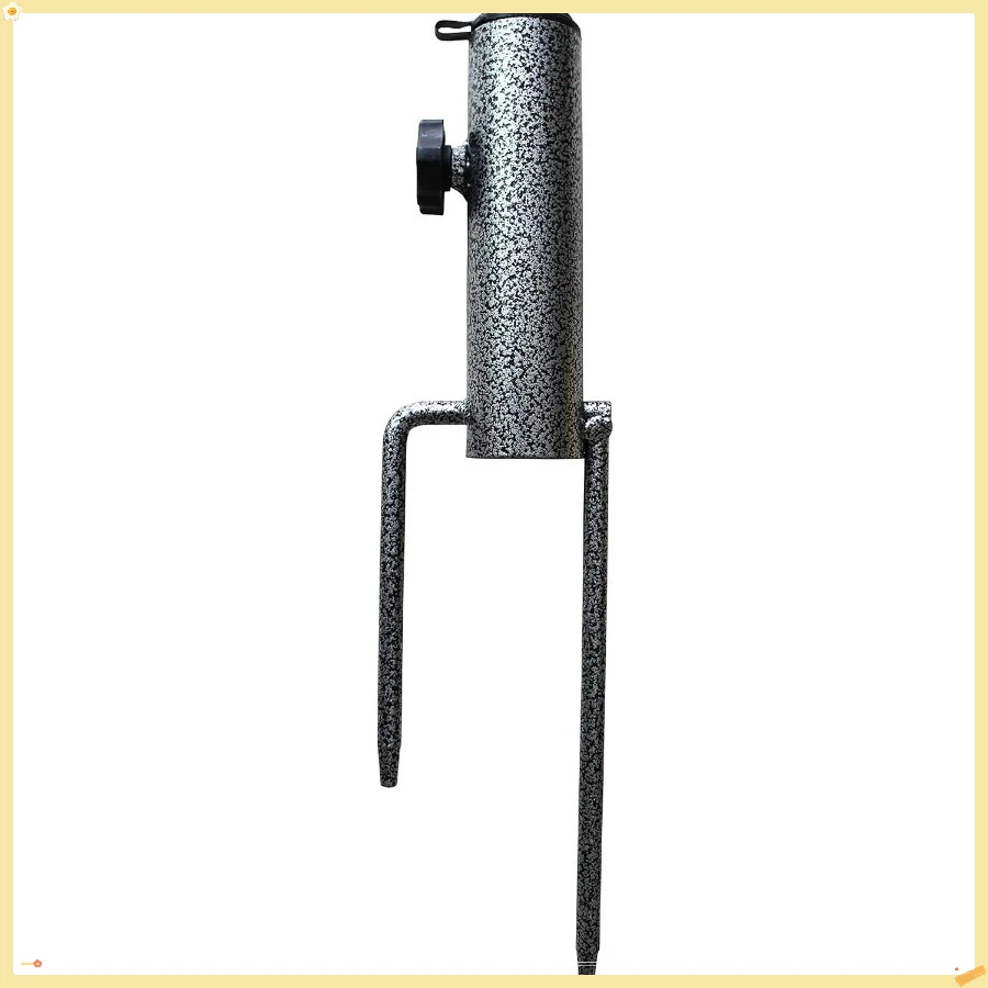 

Patio Umbrella Steel Anchor Beach Umbrella Heavy Duty Metal Ground Grass Auger Holder Stands Base with Two Forks Ideal