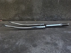Vintage Road Bicycle Forks, 700C, 22.2mm * 25.4mm, Chromium-Molybdenum Steel Plating ForkBicycle Accessories