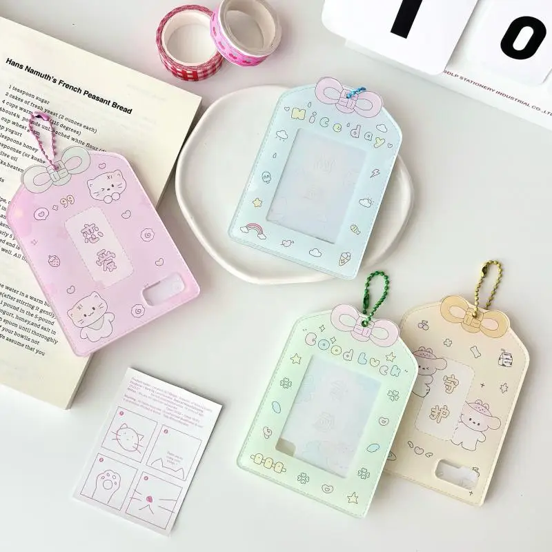 

1 Piece Desktop Protection Card Film Card Cover Practical Four-leaf Clover Puppy Certificate Photo Acrylic Card Cover Card Brick