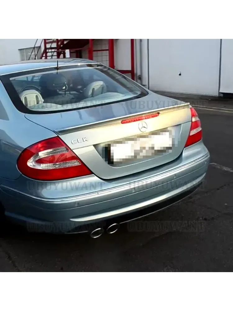 Voor Benz W209 CLK200 280 350 55 63 Auto Kofferbak Spoiler Carbon Fiber/FRP Auto Achterklep Wing Accessoires 2004-2007 - afbeelding 2