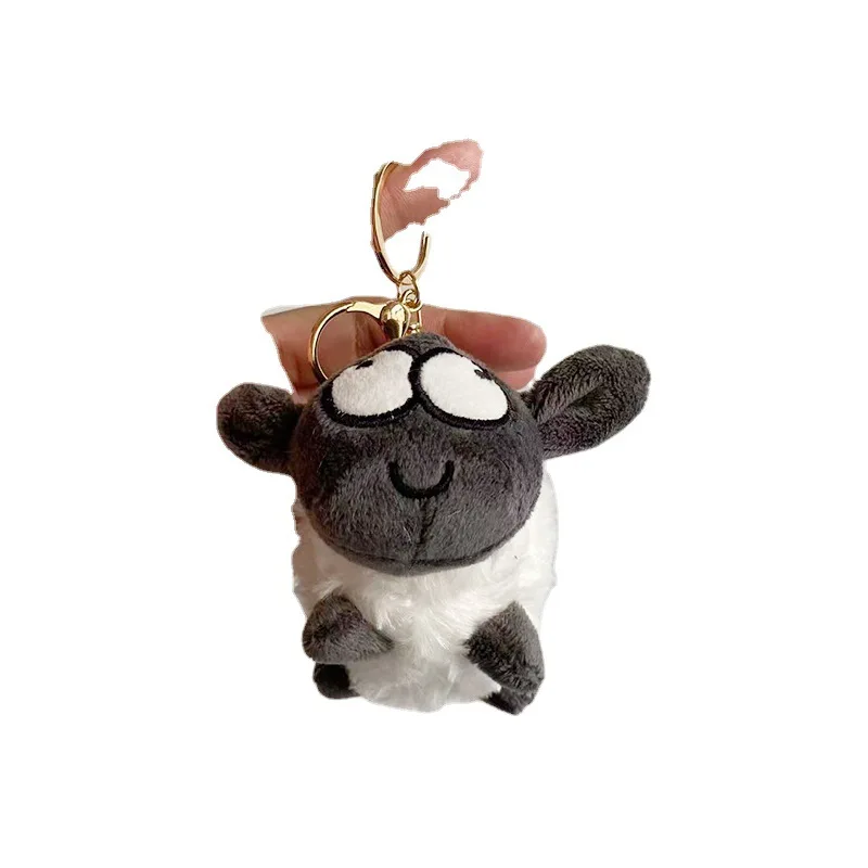 Stuffed Animals Plush Sheep Plush Toy Backpack Pendant Girl Heart Super Cute Keychain Exquisite Soft Brithday Gift for Friend