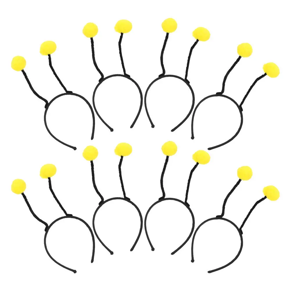 8Pcs Hair Balls Headband for Women Party Cosplay Photo Prop Festive Valentine Halloween Christmas Gift Fashionable Eye