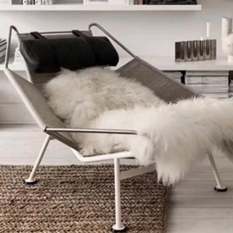 

Nordic Yangtai Danish sofa chair, single person leisure chair, minimalist designer furniture, outdoor style sailboa