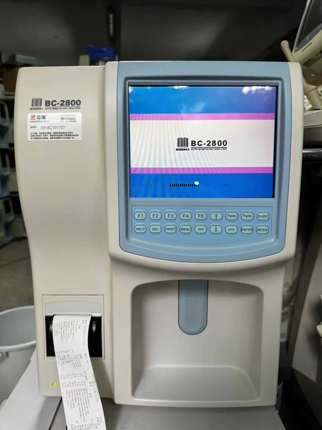 Mindray BC-2800 Auto Analyzer Fully automatic 3-part dierentiation of WBC Used Analyzer Almost New