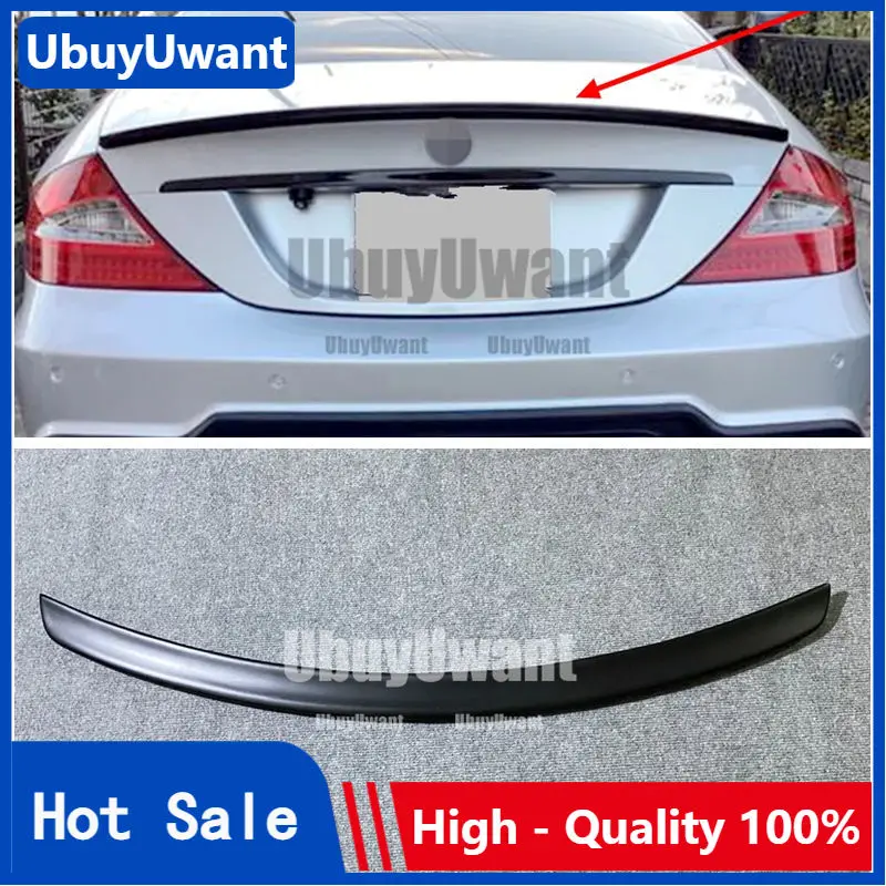 

Для Mercedes Benz CLS W219 CLS350 CLS550 2005-2010 AMG Стиль Высокое качество ABS пластик Задний спойлер Крыло Багажник Губа Стайлинг автомобиля