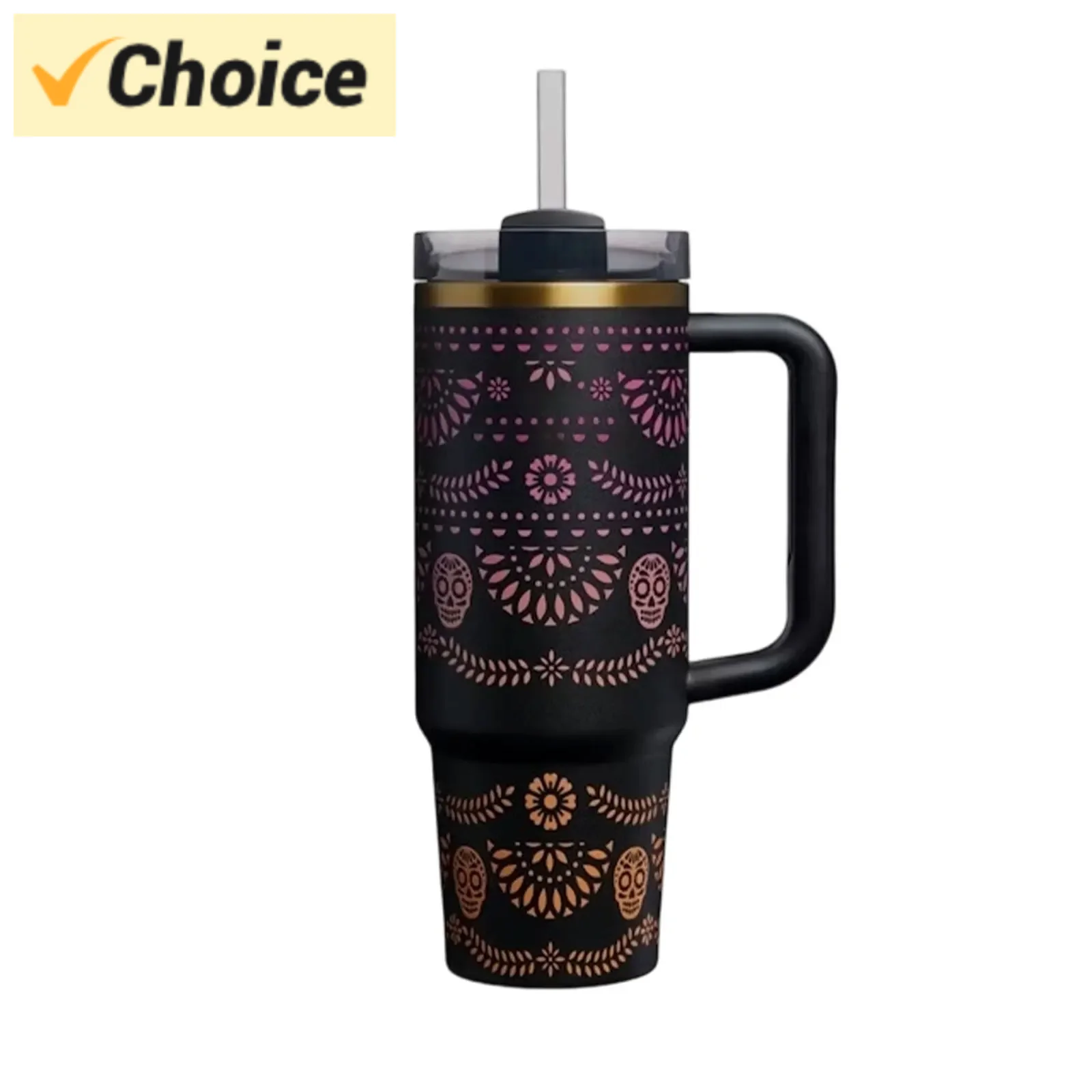 

Spooky Season Tumbler 40oz, Black Vacuum Insulated Mug, Wickedly Good At Keeping Brews Hot & Potions Cold, Halloween Must-Have