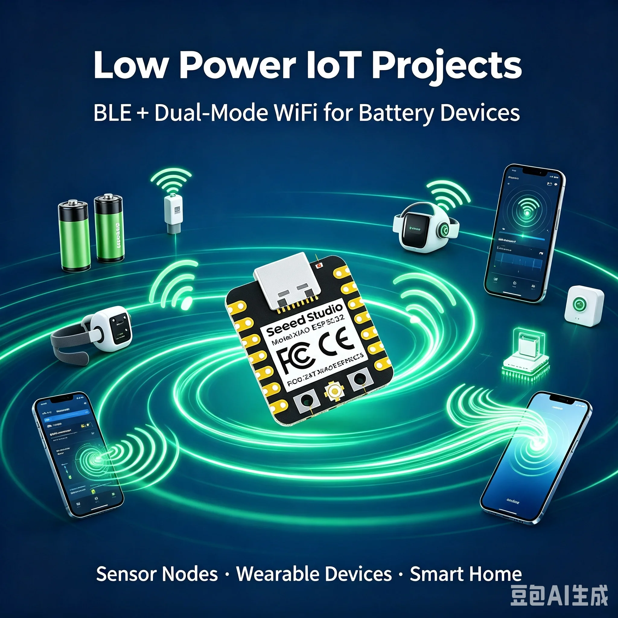 Seeed Studio XIAO ESP32C3/S3 Development Board Low Power BLE WiFi Dual-Mode Arduino IoT Smart Home Mini Dev Kit