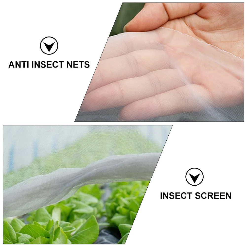 

40 Mesh Garden Insect Screen Anti Bird Netting Vegetable Protection Mesh Durable Pe Crop Season Use Cuttable Size