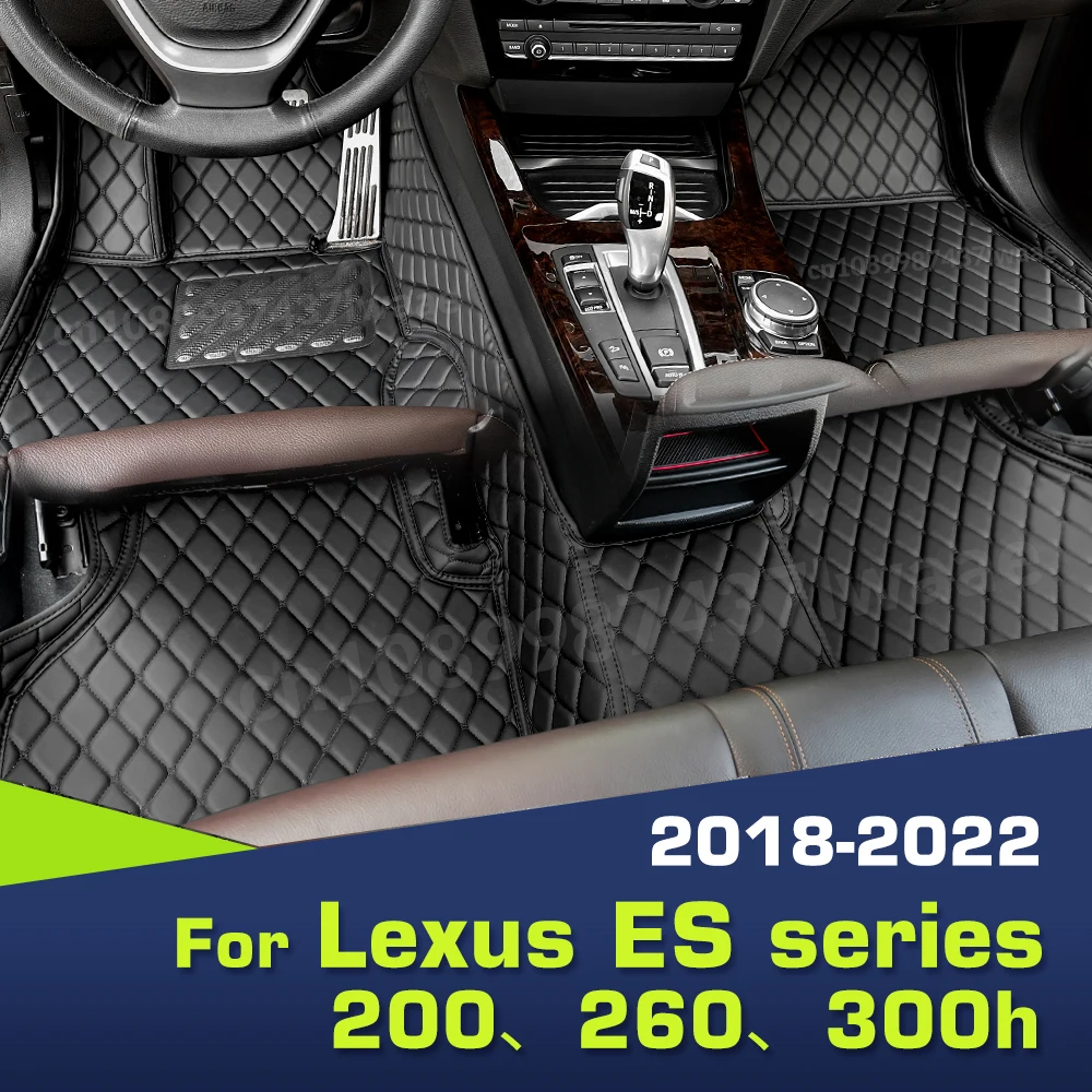 

Автомобильные коврики для LEXUS ES series 200 300h 260 2018 2019 2020 2021 2022 Пользовательские автомобильные подушечки для ног коврик аксессуары для интерьера