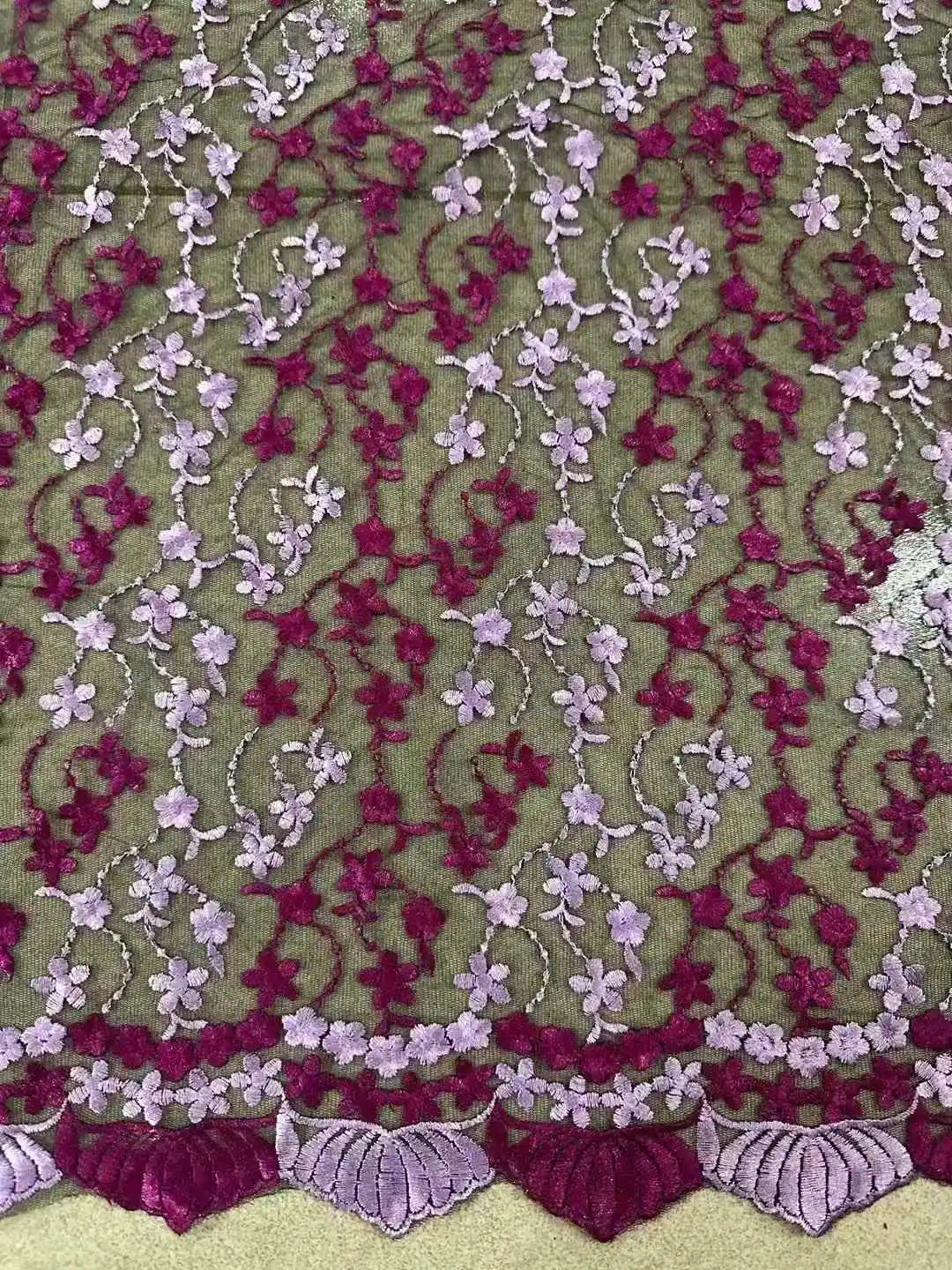 ผ้าลูกไม้ทูลปักลายอ่อนนุ่มคุณภาพดีที่สุดจากออสเตรีย สำหรับงานแต่งงาน งานเลี้ยง งานราตรี รุ่น U_GE3158