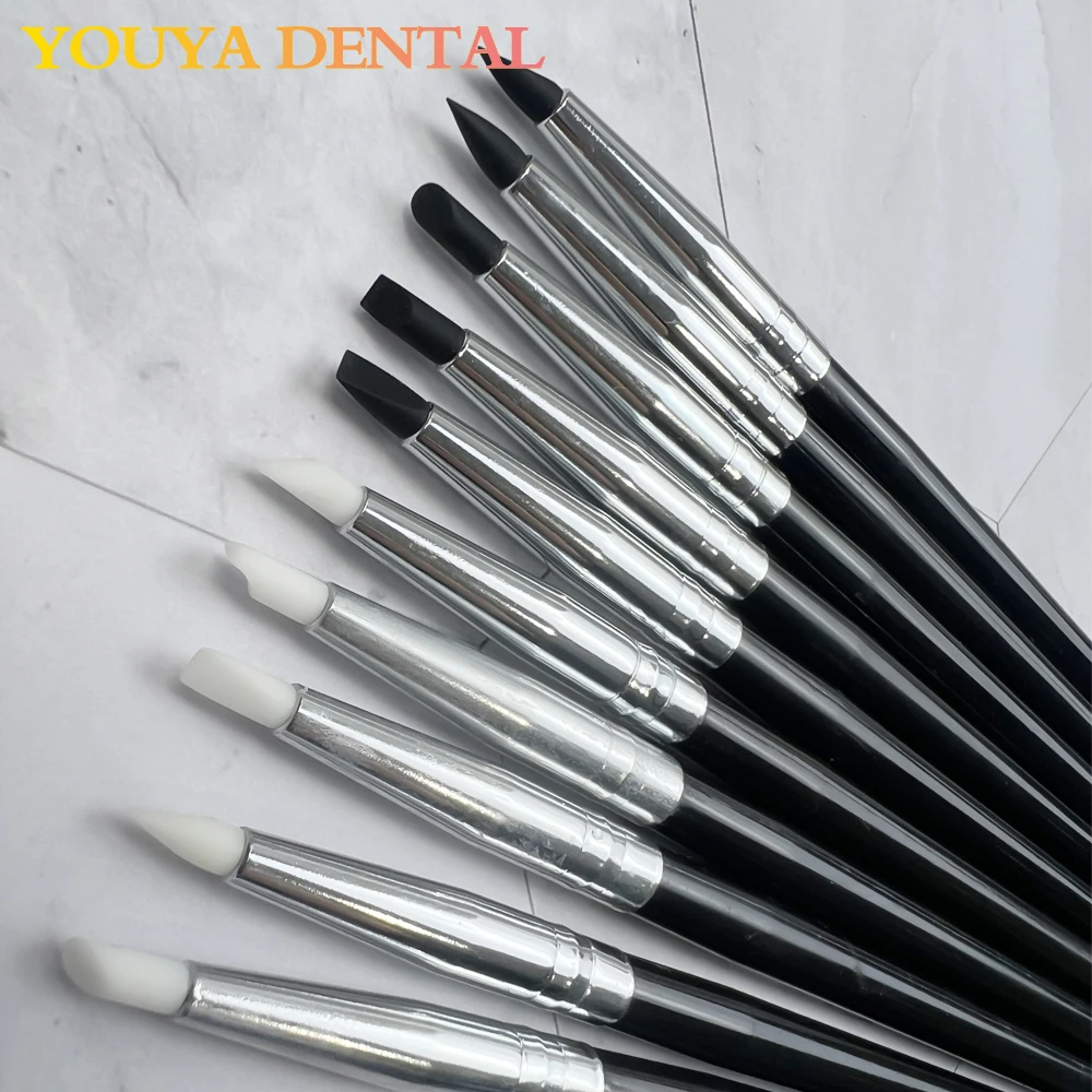 

5Pcs/box Dental Resin Brush Pens Dental Shaping Silicone Adhesive Composite Porcelain Teeth Dentistry Lab Tools Dentist Tools