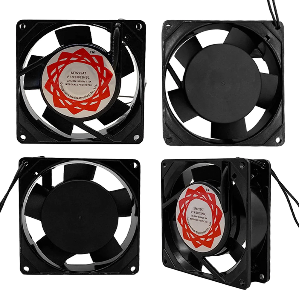 

DP-9225 3D Printer Part Cooling Fan Hydraulic Turbo Ultra-Quiet Ball Bearing Fan 90mm*90mm*25mm 110V 220V AC for Chassis Cabinet