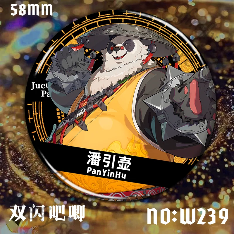 Broche Zenless Zone Zero Belle Cosplay Fibula Ju Fufu Pin decoración colección insignia ambido Yixuan Anime decorar regalo