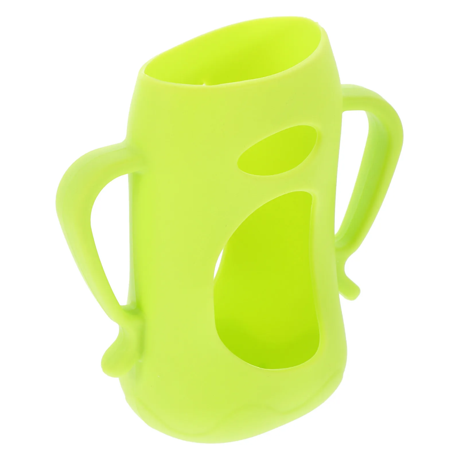 Silicone Feeding-Bottle Cover Drop-Resistant Protective Sleeve for Baby Infant Newborn Wide Mouth 160Ml Colorful Soft Safe view 2