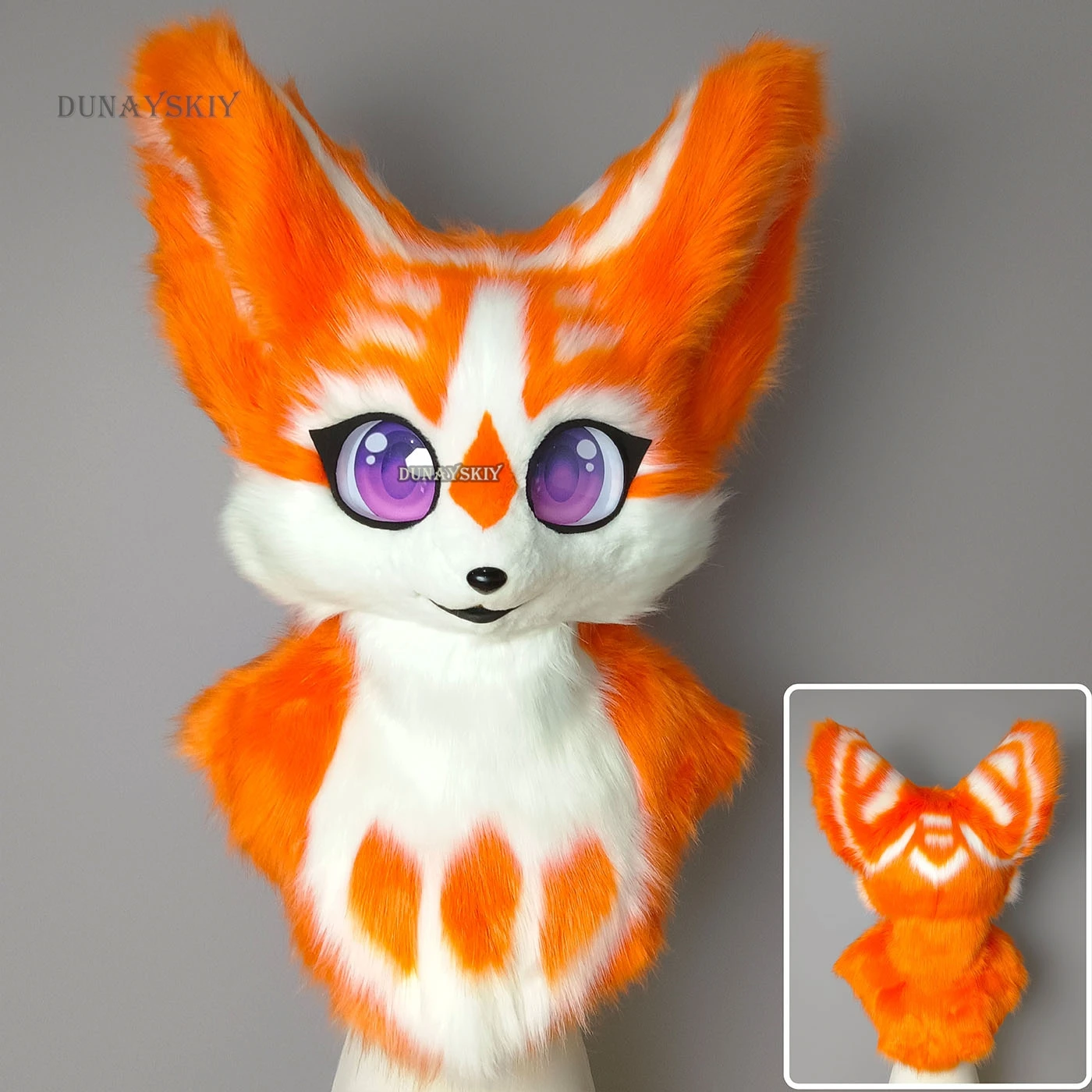 Kemonoカスタムファースーツヘッドセット、ドラゴンドッグコスチューム