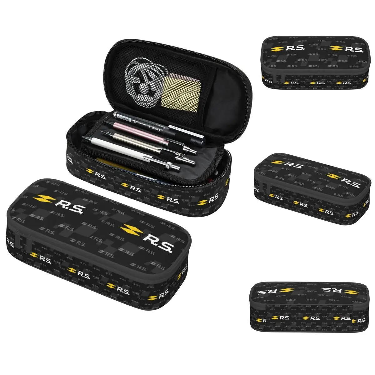 

Renault Sport RS Car Pencil Case for Students Gifts Pen Box Pencil Bag Stationery Supplies Pen Holder Bag